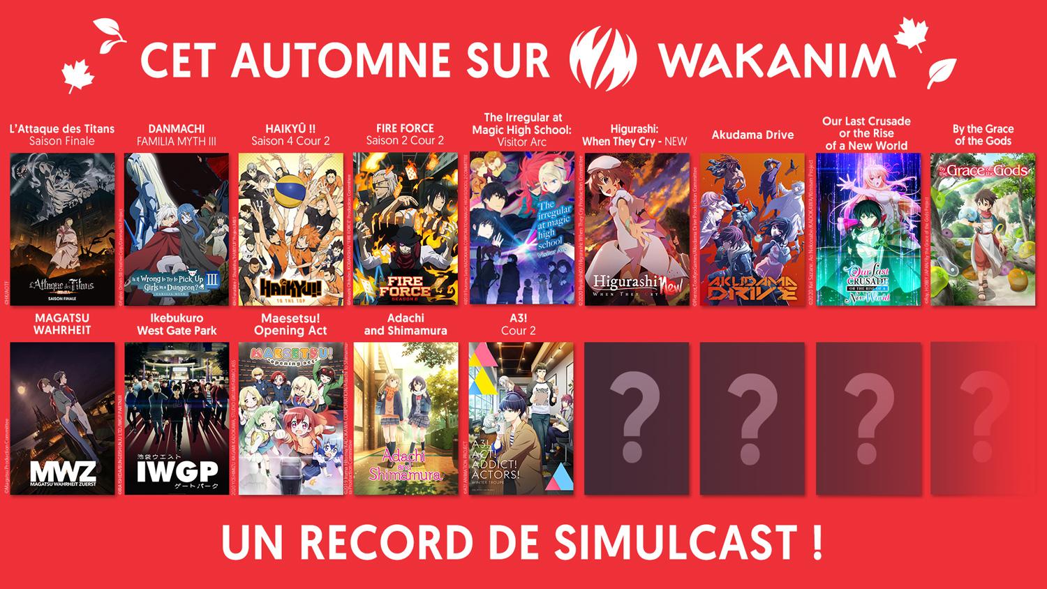 découvrez la nouvelle adresse de wakanim en 2025 et ne manquez pas les dernières nouveautés en matière d'animation et de séries japonaises. suivez-nous pour des mises à jour exclusives et restez connecté à l'univers du divertissement japonais.