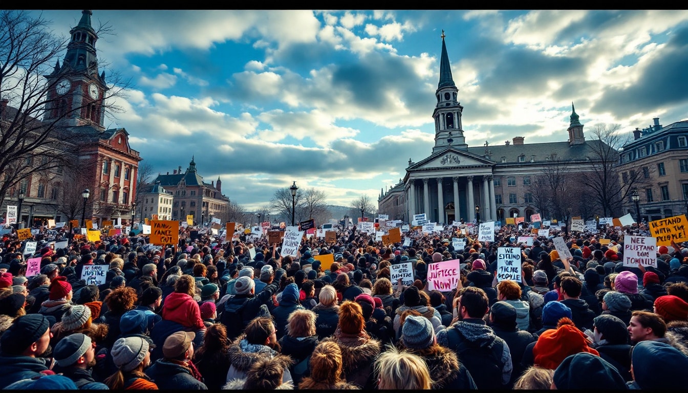 lors de la visite du vice-président jd vance au vermont, plus de mille manifestants se rassemblent pour exprimer leur désaccord et faire entendre leurs préoccupations. découvrez les enjeux derrière cette importante mobilisation.