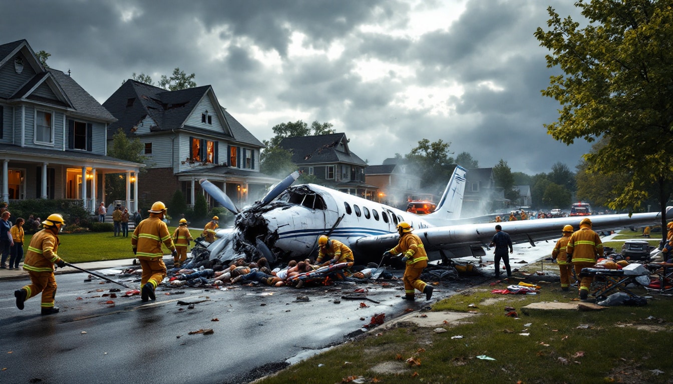 un accident d'avion survenu en banlieue de pennsylvanie a causé plusieurs blessés. découvrez les détails de cet incident tragique, les réactions des autorités et les conséquences sur la communauté locale.